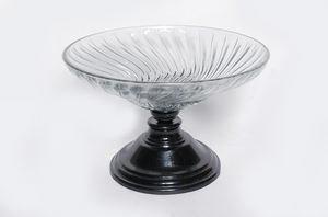 Birthday Party Decoration Wedding Celebration <b>Cake</b> Serving <b>Stand</b> <b>Cake</b> Dessert Metal and Glass Round <b>Cake</b> <b>Stand</b> - Product Image 3