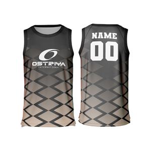 Maillot de basket-ball unisexe sans manches été 2026, personnalisable avec nom et équipe, faible MOQ, respirant, technique de sublimation unie, grandes tailles XS - Product Image 1