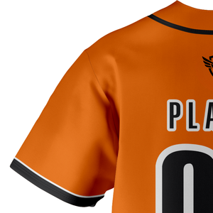 Custom Baseball Jersey <b>Button</b> <b>Up</b> <b>Short</b> <b>Sleeve</b> Team Uniform Gradient Print Breathable Quick Dry Polyester Athletic Sports <b>Shirt</b> - Product Image 4