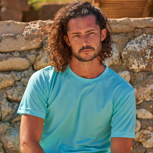 Ultifresh Unisex Woven Polyester Regular Fit Short Sleeve O-Neck <b>T</b>-<b>Shirt</b> Solid Casual Soft Breathable Eco-Friendly Water Saving - Product Image 2