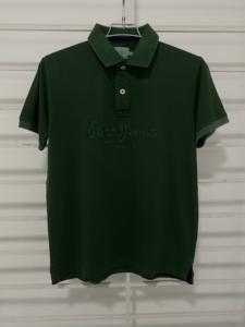 เสื้อโปโลแขนสั้นลำลองสำหรับผู้ชายฤดูร้อนเสื้อโปโลแขนสั้นสีพื้นเสื้อ100% โปโลทรงปกติแฟชั่น - Product Image 2