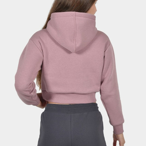 Sudadera con Capucha Corta Ligera Bordada Personalizada Premium para Mujer, Ropa de Calle, Moda Casual, Sudadera de Algodón para Mujer - Product Image 3