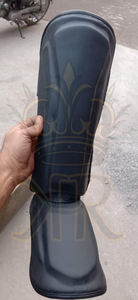 Espinilleras de cuero Pu profesional de boxeo, espinilleras de empeine de entrenamiento de Karate de boxeo hechas a medida, servicio OEM ODM - Product Image 2