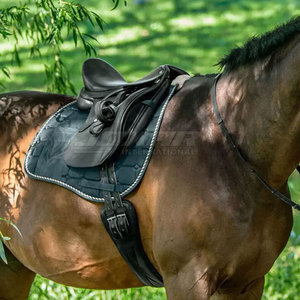 Equestrian <b>Saddle</b> Pad with Custom Logo Soft Breathable Material OEM Manufacturer Available - Product Image 3