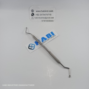 Sonda de limpieza de dientes de acero inoxidable Manual espejo cuchara Dental excavadora y cureta esptulas de corriente para limpieza y llenado - Product Image 4