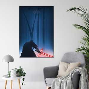 Póster de Estilo Artístico Moderno de Star Wars Episodio 7: El Despertar de Kylo Ren, con Marco Negro para Pared - Product Image 3