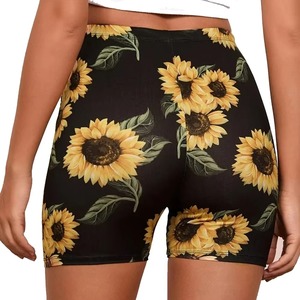 Shorts pour femmes en coton 100% respirant, imprimés par sublimation, design personnalisé, logo personnalisé, coupe ajustée de haute qualité, détail bouton. - Product Image 6