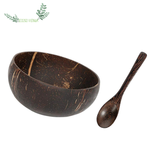 Eco-friendly <b>Coconut</b> <b>Bowl</b> Handmade From Vietnam Handcrafted Custom logo Salad Dessert Vegan Smoothie Natural <b>Coconut</b> <b>Bowl</b> - Product Image 5