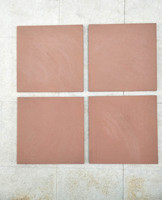 Carreaux de mur et de sol en terre cuite rouge de 305x305 mm (12x12 pouces) pour jardin, intérieur, extérieur, revêtement de sol et de mur en briques