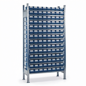 H2000xW1000xD300mm Basic Shelving <b>Unit</b> with 14 Steel <b>Shelves</b> 112 X 1 Size - Product Image 3