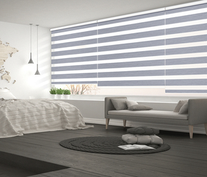 AUROOM-Persianas enrollables a medida opacas de la mejor calidad, persianas combi Zebra Shade en Corea, instalación integrada para cualquier tamaño de ventana - Product Image 2