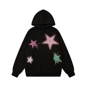 Sweat-shirts à capuche de luxe décontractés pour hommes, doublés polaire, 6XL, 360g, 100% coton, avec logo brodé, vente en gros, hiver - Product Image 4