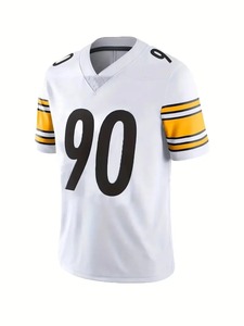 Camiseta de verano 2024, camiseta de rugby de EE. UU. NO 90 vatios, ropa de hombre con estampado, camiseta de fútbol americano, uniforme de entrenamiento clásico de tendencia 24 25 - Product Image 2