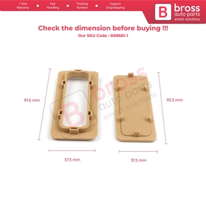 มือจับม่านหลังคาซันรูฟสีเบจ รุ่น BSR661-1 สำหรับ W202 W203 W208 W209 W210 W211 W215 W219 W220 W240 W140 A21178406447 - Product Image 5