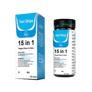 뜨거운 판매 물 경도 테스트 스트립 테스트 기기 물 테스트 15 음용을위한 다 변수 - Product Image 2