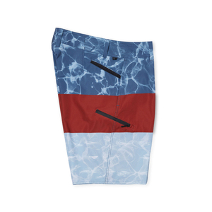 Short en polyester 100% à séchage rapide imprimé UPF 50 pour hommes personnalisés pour les vêtements de pêche d'été respirants pour la plage ou la pêche - Product Image 3