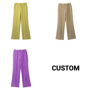 กางเกงขายาวทรงตรงเอวสูงสำหรับผู้หญิง สไตล์ลำลองใส่สบาย - Product Image 4