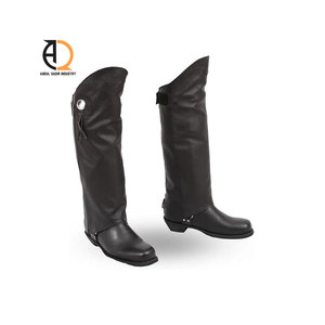 Chaps de cavalier de qualité supérieure pour hommes, style western confortable en cuir avec logo personnalisé, meilleur design, vente en gros - Product Image 2