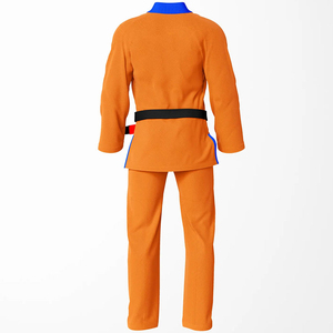 Uniformes Kimono Karate Gi Jiu Jitsu, mezcla de algodón suave con función de estiramiento, ayuda a reducir la irritación, el movimiento de acumulación de sudor a la venta - Product Image 2