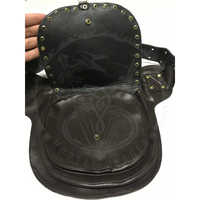 Pochette en cuir médiéval de haute qualité pochette en cuir Viking Durable 4oz sac de ceinture en cuir de vache véritable fermeture à sangle Cinch