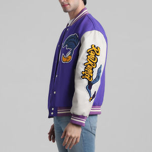 Chaquetas Universitarias Personalizadas con Logotipo, Modelo 2025, Talla Grande para Hombre, Chaquetas Lisas al por Mayor, Chaqueta Universitaria para Hombre - Product Image 3