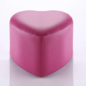 Heart Shape Modern Soft Padded Seat Living Room Chair <b>Stool</b> - Product Image 1