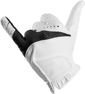 Wholesale <b>Gloves</b> Golf Cabretta Anti-slip Leather Golf <b>Glove</b> Customized Logo Golf <b>Gloves</b> Cabretta Leather - Product Image 3