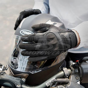 Vente en gros de gants de moto de conception personnalisée, en cuir fait de gants de course de moto durables - Product Image 4