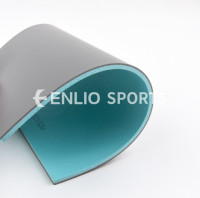 Plancher de danse en PVC de qualité commerciale, antidérapant, pour usage intérieur, épaisseur 5,2 mm, écologique, installation facile, surface unie, graphique