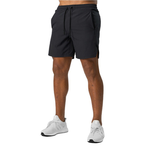 Custom <b>Men</b> Gym Workout Clothing Drawstring French Terry Plain 100% Cotton 5 Inch Running Gym <b>Sweat</b> <b>Shorts</b> With Zipper Pockets - Product Image 4