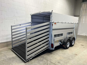 รถพ่วงปศุสัตว์ใหม่ BOECKMANN VA 4520/35 รถพ่วงขนส่งสัตว์ทางการเกษตร รถพ่วงฟาร์มสำหรับขนส่งโค - Product Image 3