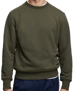 Autumn Men's Plain Hoodies Casual Pullover Solid Color <b>Long</b> <b>Sweatshirt</b> Tops Basic Knit Fabric Fashion Basic Hoodies for Winter - Product Image 6