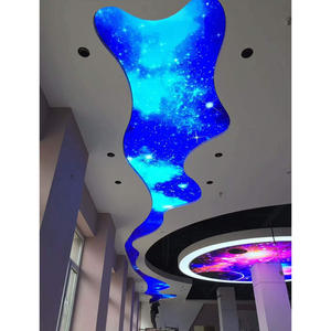 Sistema de techo elástico de diseño moderno Acabado de vinilo elástico impermeable Opciones de color Aplicación interior de diferentes tamaños - Product Image 3