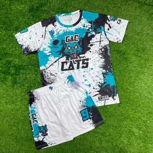 Ropa de equipo de fútbol con logotipo de impresión gratis, Camiseta deportiva personalizada barata, diseños de uniformes de fútbol, Conjunto de camiseta de fútbol - Product Image 4