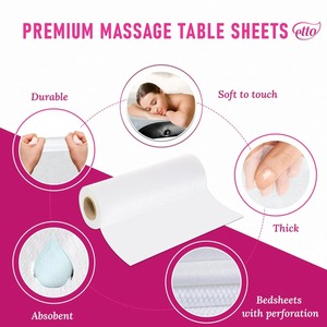 Disposable Non-woven Bed Sheets Spa Massage Table Sheet Waterproof Bed Cover Flat Sheets