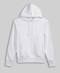 Sweat à capuche réversible en molleton de coton pour homme, avec coutures contrastées personnalisées - Product Image 1