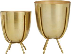 Vase de fleur de décor à la maison de luxe avec le planteur extérieur intérieur parfait de couleur d'or pour la décoration à la maison élégante - Product Image 3