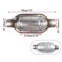 Capteur d'oxygène universel pour catalyseur automobile BC-YUEYANG 2'' 2.25'' 2.5'' 3''