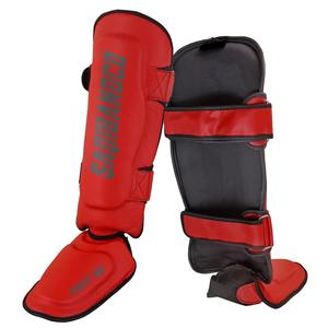 แผ่นหน้าแข้งทำจากหนัง PU ที่ป้องกันหน้าแข้งสำหรับฝึกซ้อมฝึกซ้อมอุปกรณ์ชกมวยมวยไทย - Product Image 5