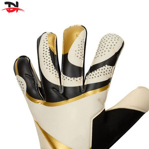 Gants de gardien de but de football en cuir respirant pour hommes professionnels vente en gros de vêtements d'entraînement antidérapants Fabrication OEM - Product Image 4