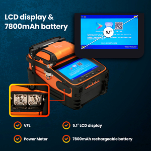 Extralink AI-9ฟิวชั่นเชือก7800มิลลิแอมป์ชั่วโมงแบตเตอรี่หลอดไฟ LED จอแอลซีดี5.1ที่มีคุณภาพสูง AI-9เครื่องเชื่อมใยแก้วนำแสง