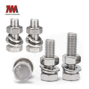 Ss316 SS304 thép buộc ốc vít SS bu lông thép không gỉ và đai ốc cao DIN 912 din933 M12 máy giặt mạ kẽm Ốc Vít <span class=keywords><strong>Hex</strong></span> bu lông - Product Image 5