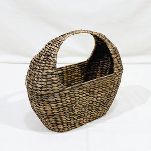 Panier de rangement multifonction en jacinthe d'eau rustique Artex Dong Thap, brun - Product Image 2