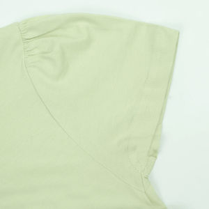 Camiseta de Verano para Mujer, 100% Algodón, Manga Corta, Nueva, Ajustada, Moderna, Talla Personalizada, Precio de Venta - Product Image 4