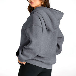2025 personnalisé polaire pull à capuche femmes surdimensionné Anti-pillingbreathablehodies pour femme sweats à capuche surdimensionnés - Product Image 3