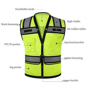 Gilet de sécurité de style nouveau pour la protection Meilleure qualité Gilet de sécurité léger pour hommes - Product Image 3