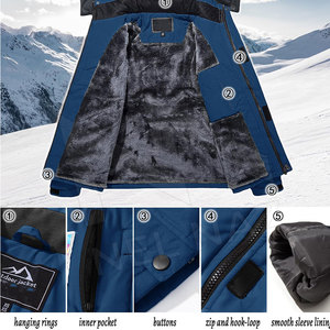 OEM personalizado de los hombres Softshell chaqueta de los hombres/fabricantes de ropa de los hombres de alta calidad Softshell chaqueta - Product Image 3