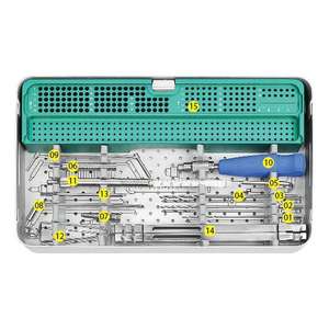 Instrumento Ortopédico Veterinario, Implantes Ortopédicos, Instrumentos Quirúrgicos, Placa de Bloqueo de Acero de 4.0 mm, Manual, Certificado CE - Product Image 1