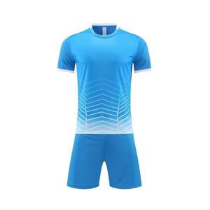 Garçon fille Fans chemise de Football hommes et enfants maison jeux extérieurs maillots de Football Kits à manches courtes uniforme vêtements d'entraînement - Product Image 4
