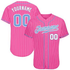 Camiseta de Béisbol Clásica con Rayas para Adultos, Transpirable, Cuello en V, Manga Corta, con Posiciones para Logotipo Personalizado, Unisex - Product Image 5